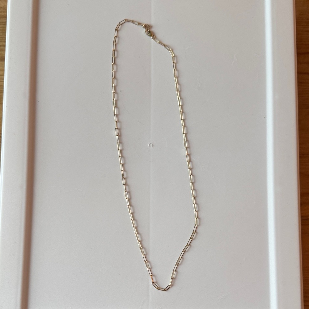 Mejuri 14k necklace